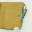 LOEWE × Ghibli Howl's Compact Zip Wallet Hin Leather Light Blue Auth 167304SM-20
