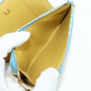 LOEWE × Ghibli Howl's Compact Zip Wallet Hin Leather Light Blue Auth 167304SM-10