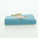LOEWE × Ghibli Howl's Compact Zip Wallet Hin Leather Light Blue Auth 167304SM-4