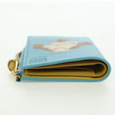 LOEWE × Ghibli Howl's Compact Zip Wallet Hin Leather Light Blue Auth 167304SM-5