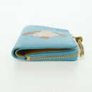 LOEWE × Ghibli Howl's Compact Zip Wallet Hin Leather Light Blue Auth 167304SM-6