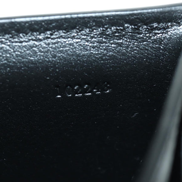 LOEWE × Ghibli Howl's Compact Zip Wallet Calcifer Leather Black Auth 167305SM