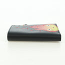 LOEWE × Ghibli Howl's Compact Zip Wallet Calcifer Leather Black Auth 167305SM-4