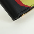 LOEWE × Ghibli Howl's Compact Zip Wallet Calcifer Leather Black Auth 167305SM-7