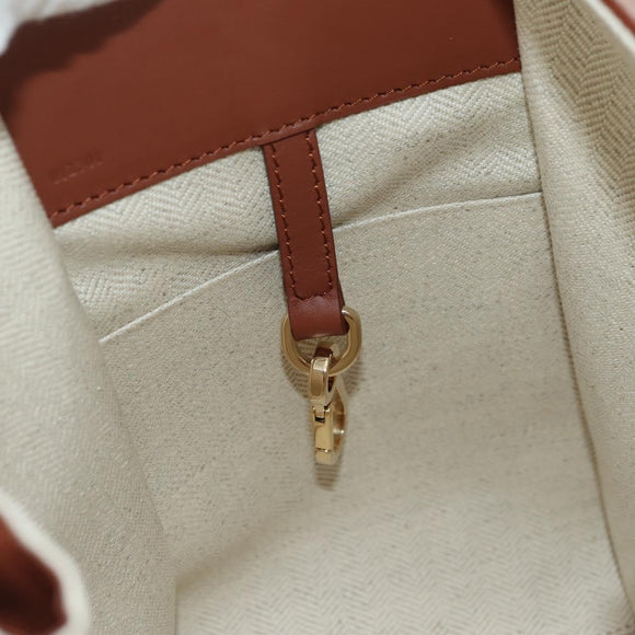 LOEWE × Ghibli Howl's Hammock Calcifer Bag Leather 2way Gold Auth 167309SM