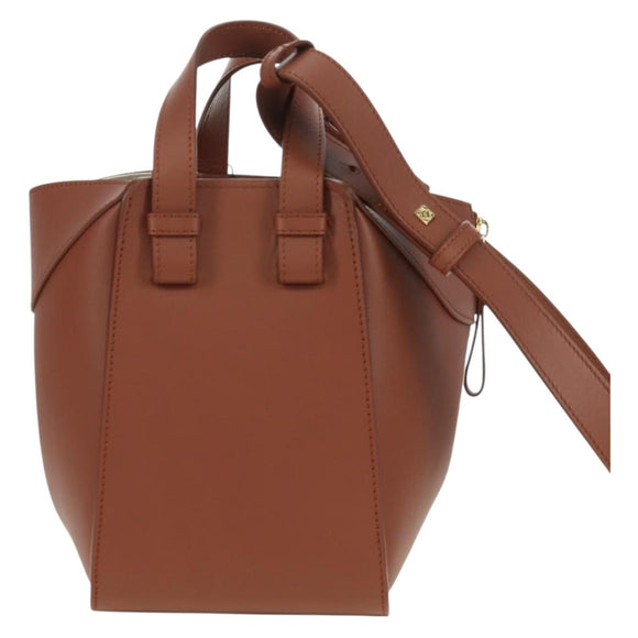 LOEWE × Ghibli Howl's Hammock Calcifer Bag Leather 2way Gold Auth 167309SM