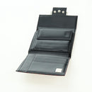 FENDI Zucchino Canvas Bifold Wallet Red Silver Auth 167310A-8