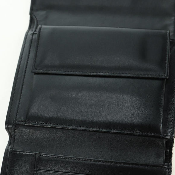 FENDI Zucchino Canvas Bifold Wallet Red Silver Auth 167310A