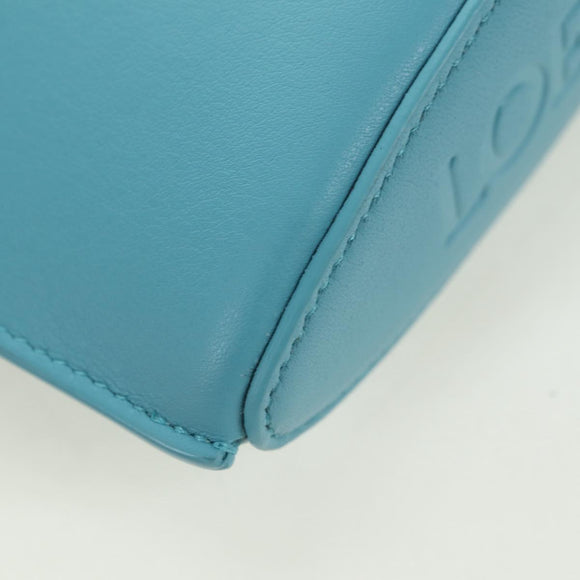 LOEWE × Ghibli Howl's Moving Castle Dice Pocket Hin Leather Blue Auth 167311SM