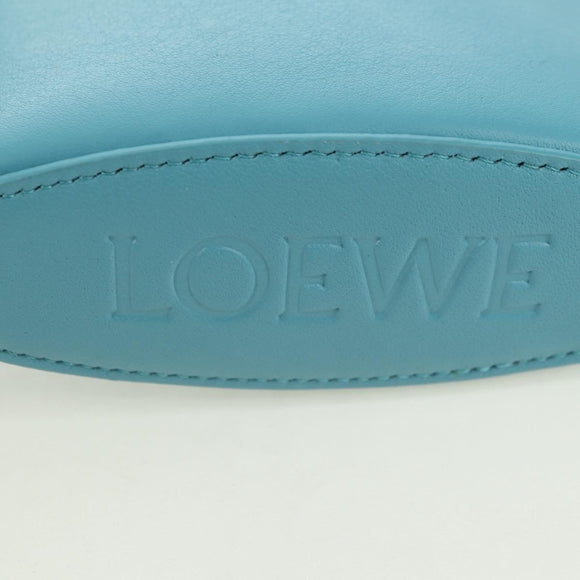 LOEWE × Ghibli Howl's Moving Castle Dice Pocket Hin Leather Blue Auth 167311SM