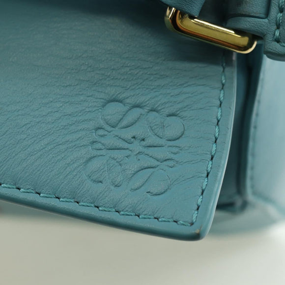 LOEWE × Ghibli Howl's Puzzle Bag Mini Hin Bag Leather 2way Blue Auth 167312SM