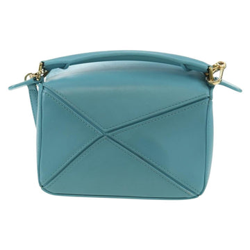 LOEWE × Ghibli Howl's Puzzle Bag Mini Hin Bag Leather 2way Blue Auth 167312SM - 0