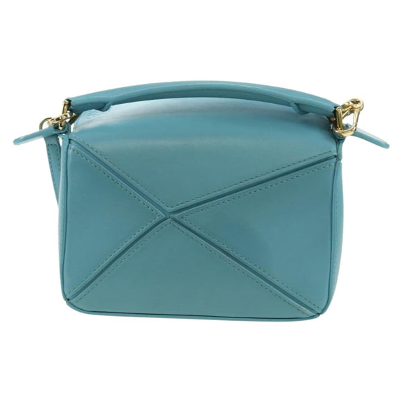 LOEWE × Ghibli Howl's Puzzle Bag Mini Hin Bag Leather 2way Blue Auth 167312SM