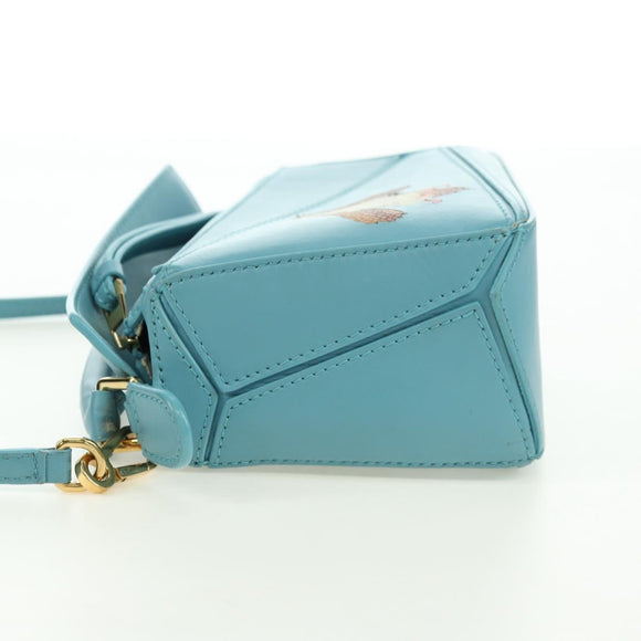LOEWE × Ghibli Howl's Puzzle Bag Mini Hin Bag Leather 2way Blue Auth 167312SM