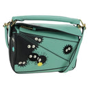 LOEWE × Ghibli Spirited Away Soot Sprites Puzzle Mini 2way Green Auth 167313SM-1