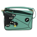 LOEWE × Ghibli Spirited Away Soot Sprites Puzzle Mini 2way Green Auth 167313SM-2