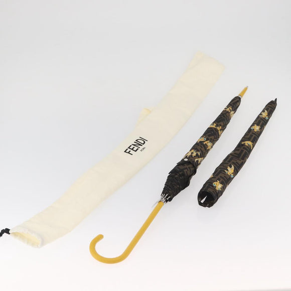 FENDI FENDI x FRGMT x POKÉMON Zucca Canvas Dragonfly Umbrella Auth 167315SM
