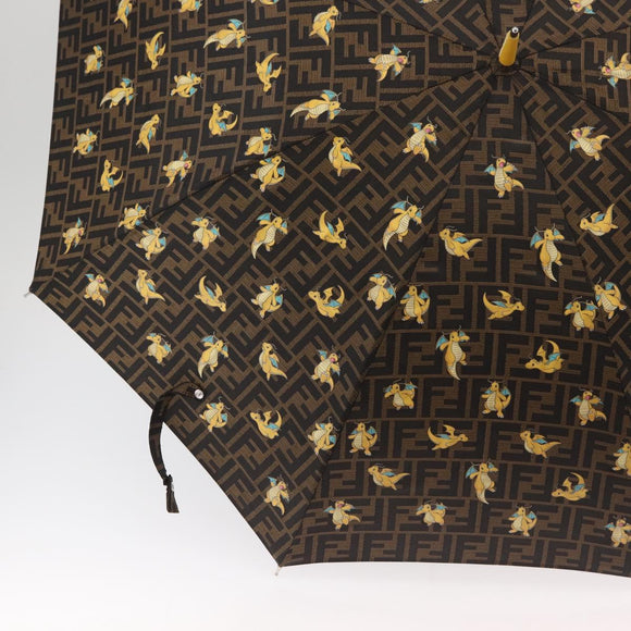 FENDI FENDI x FRGMT x POKÉMON Zucca Canvas Dragonfly Umbrella Auth 167315SM