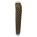 FENDI FENDI x FRGMT x POKÉMON Zucca Canvas Pants Black Brown Auth 167324SAM-4