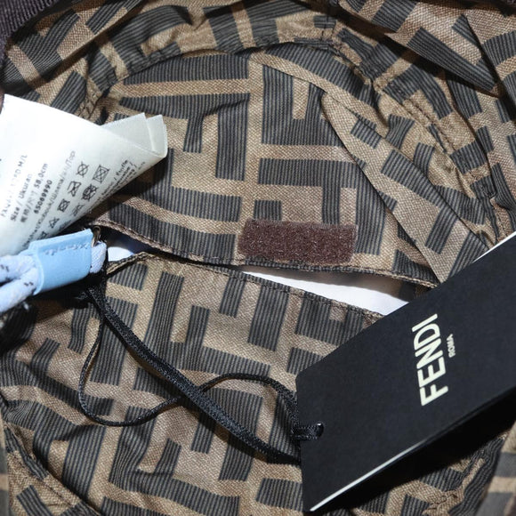 FENDI x FRGMT x POKÉMON ZUCCA Canvas Bucket Hat Mini-Dragon Brown Auth 167329SM