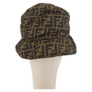 FENDI x FRGMT x POKÉMON ZUCCA Canvas Bucket Hat Mini-Dragon Brown Auth 167329SM-3
