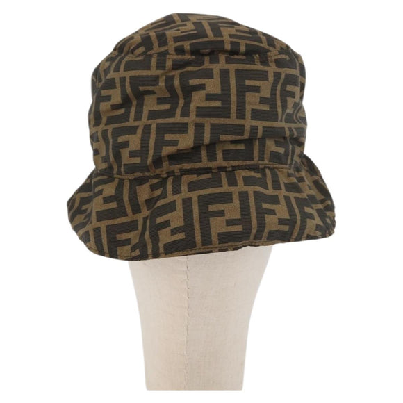 FENDI x FRGMT x POKÉMON ZUCCA Canvas Bucket Hat Mini-Dragon Brown Auth 167329SM