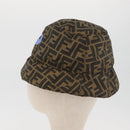 FENDI x FRGMT x POKÉMON ZUCCA Canvas Bucket Hat Mini-Dragon Brown Auth 167329SM-4