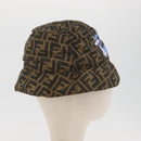FENDI x FRGMT x POKÉMON ZUCCA Canvas Bucket Hat Mini-Dragon Brown Auth 167329SM-5