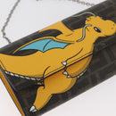 Zucca Canvas FENDI x FRGMT x POKÉMON Chain Shoulder Wallet Kairyu Auth 167330SM-14