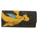 Zucca Canvas FENDI x FRGMT x POKÉMON Chain Shoulder Wallet Kairyu Auth 167330SM-2