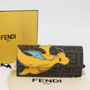 Zucca Canvas FENDI x FRGMT x POKÉMON Chain Shoulder Wallet Kairyu Auth 167330SM-27
