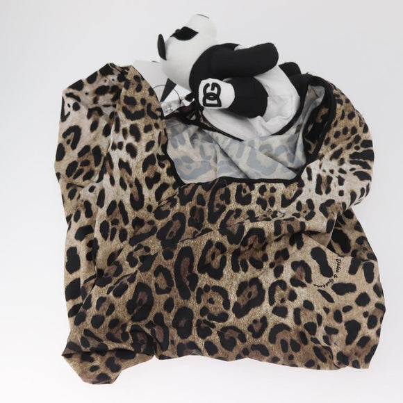 DOLCE&GABBANA D&G x Jujutsu Kaisen Eco Bag Panda Bag Nylon Black Auth 167336SM