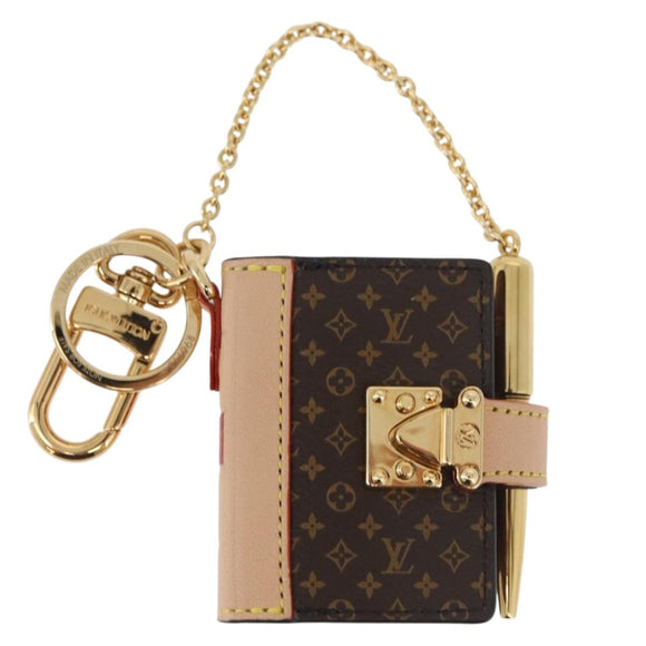 LOUIS VUITTON Monogram Couverture Carnepol Bag Charm M00992 LV Auth 167343SM
