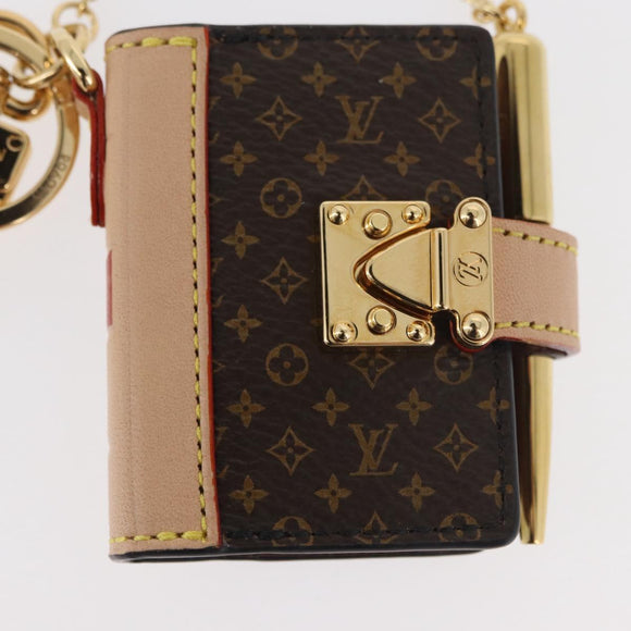 LOUIS VUITTON Monogram Couverture Carnepol Bag Charm M00992 LV Auth 167343SM