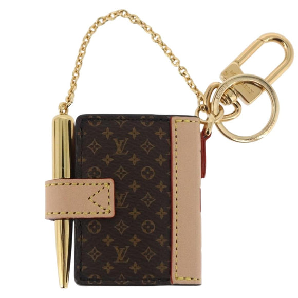 LOUIS VUITTON Monogram Couverture Carnepol Bag Charm M00992 LV Auth 167343SM