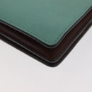 LOEWE LOEWE × Studio Ghibli Suswatari Wallet Leather Green Gold Auth 167344M-15