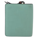 LOEWE LOEWE × Studio Ghibli Suswatari Wallet Leather Green Gold Auth 167344M-2