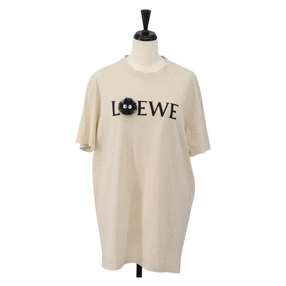 LOEWE LOEWE × Studio Ghibli Soot Sprites T Shirt Cotton XS Beige Auth 167345M