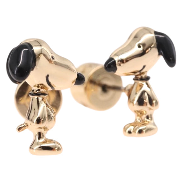 CoachxPEANUT Pierce Snoopy Gold Auth 167353A