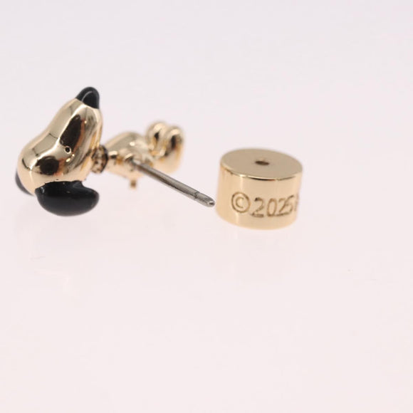 CoachxPEANUT Pierce Snoopy Gold Auth 167353A