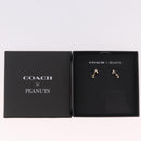 CoachxPEANUT Pierce Snoopy Gold Auth 167353A-18