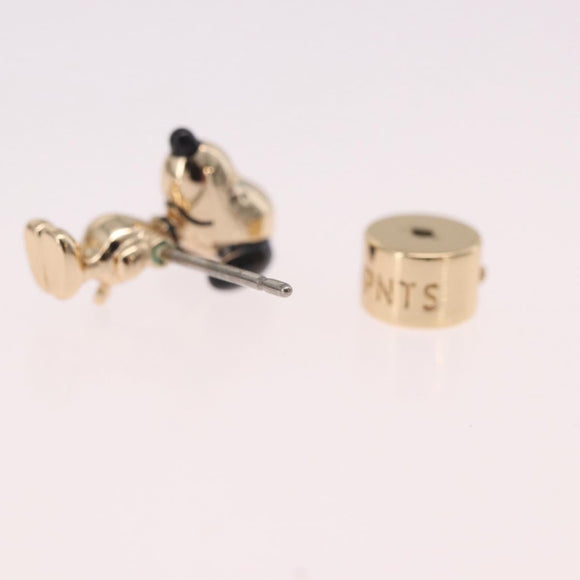 CoachxPEANUT Pierce Snoopy Gold Auth 167353A