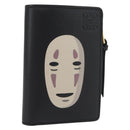 LOEWE × Studio Ghibli Chihiros Reise ins Zauberland Kaonashi Geldbörse Leder Schwarz Auth 167359SM-1