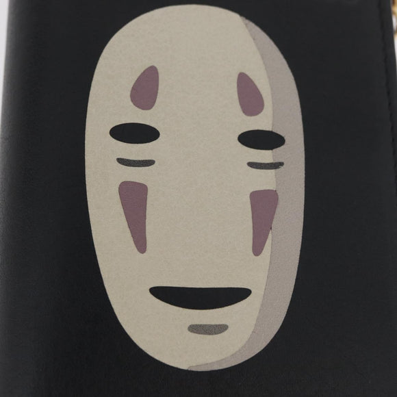 LOEWE × Studio Ghibli Chihiros Reise ins Zauberland Kaonashi Geldbörse Leder Schwarz Auth 167359SM