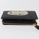 LOEWE × Studio Ghibli Chihiros Reise ins Zauberland Kaonashi Geldbörse Leder Schwarz Auth 167359SM-3