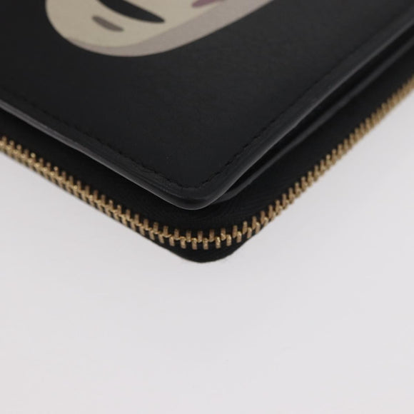 LOEWE × Studio Ghibli Chihiros Reise ins Zauberland Kaonashi Geldbörse Leder Schwarz Auth 167359SM