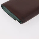 LOEWE LOEWE × Studio Ghibli Suswatari Wallet Leather Brown Gold Auth 167360A-15