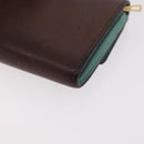 LOEWE LOEWE × Studio Ghibli Suswatari Wallet Leather Brown Gold Auth 167360A-16