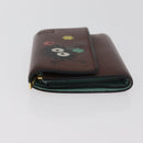 LOEWE LOEWE × Studio Ghibli Suswatari Wallet Leather Brown Gold Auth 167360A-4