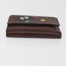 LOEWE LOEWE × Studio Ghibli Suswatari Wallet Leather Brown Gold Auth 167360A-6